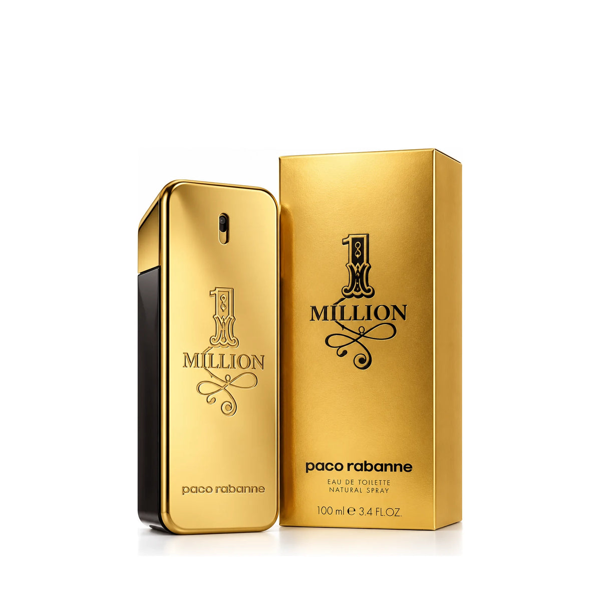 Rabanne 1 Million | Eau de Toilette Spray | Size: 3.4 FL OZ / 100ml