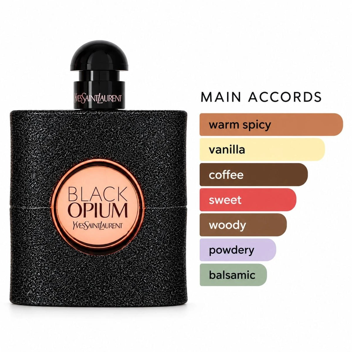 Yves Saint Laurent Black Opium | Eau de Parfum Spray | Size: 3.0 FL OZ / 90ml